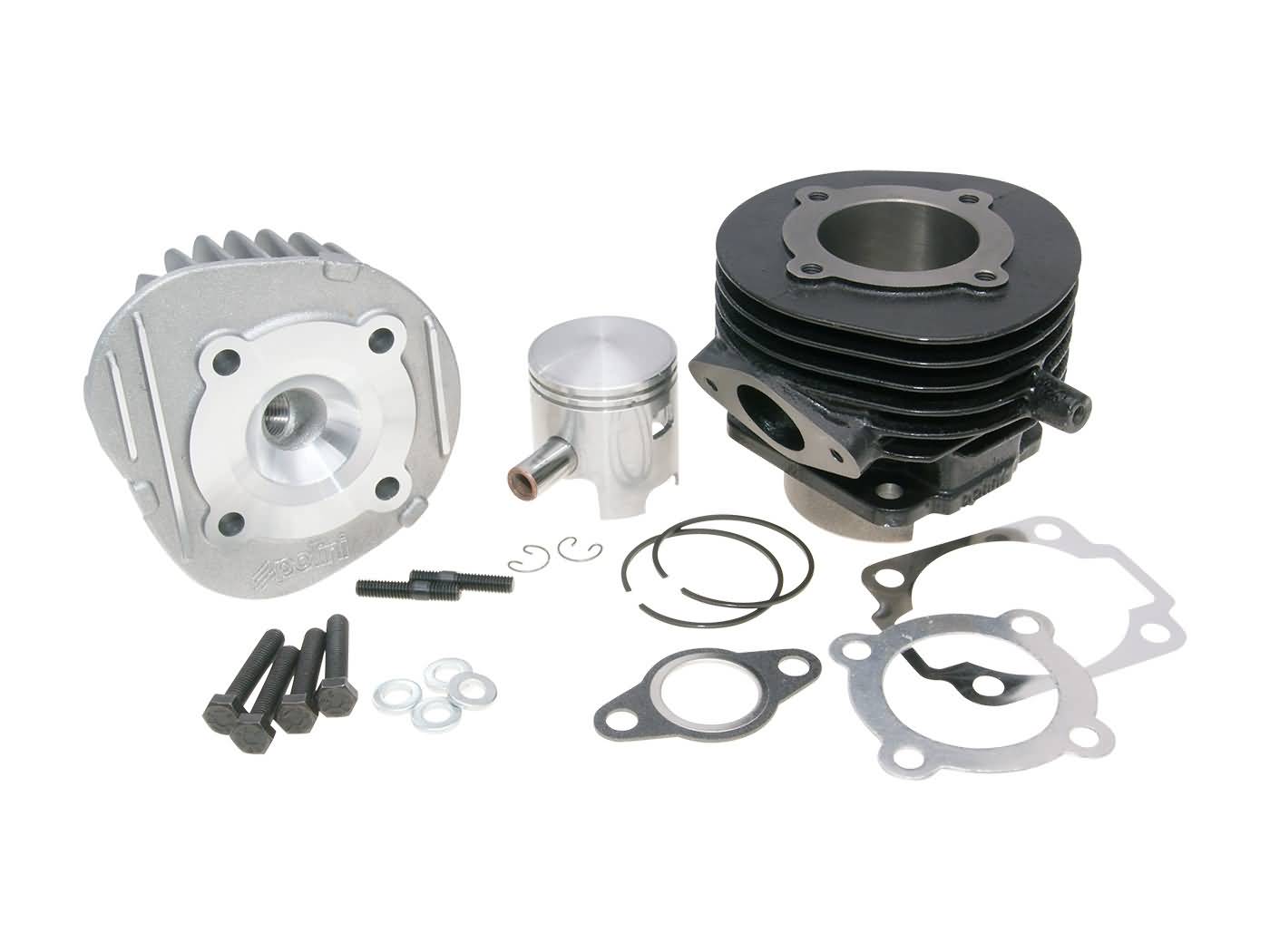 cylinder kit Polini cast iron racing 75cc 47mm for Ape 50, Vespa PK 50 ...